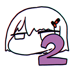 [LINEスタンプ] 頑張れメンヘラアキちゃん2