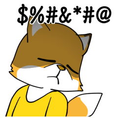 [LINEスタンプ] きついねキツネ