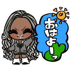 [LINEスタンプ] 【日常挨拶】ちびぎゃるず2【使いやすい】