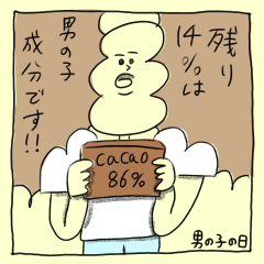 [LINEスタンプ] 男の子の日の成分