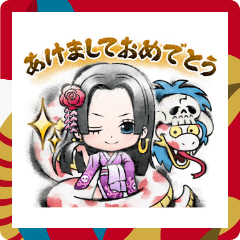 [LINEスタンプ] ONE PIECEあけおめスタンプ2025