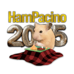 [LINEスタンプ] HamPacino（お正月ハムパチーノ2025）