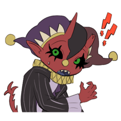 [LINEスタンプ] 涙と悪魔の恐怖劇場