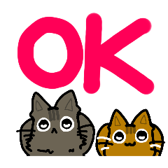[LINEスタンプ] まめ＆おから 〜CUTE〜