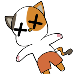 [LINEスタンプ] 三毛猫のにゃんこ語録