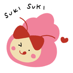 [LINEスタンプ] キモチだだもれ！ヒメコちゃん