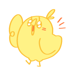 [LINEスタンプ] げんきなひよこ