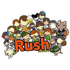 [LINEスタンプ] RUSH❤︎2025