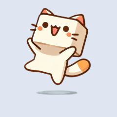 [LINEスタンプ] カクネコのかわいい冒険