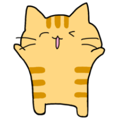 [LINEスタンプ] とらねこミーコ