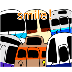 [LINEスタンプ] 古い車両たちのラインスタンプ