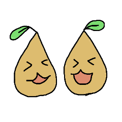 [LINEスタンプ] ふしぎなくだもの。